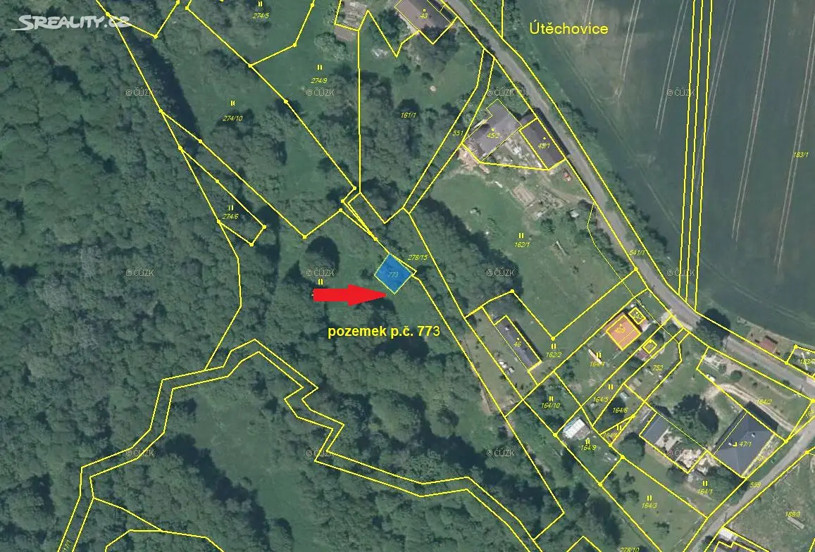 Prodej  pozemku 109 m², Hamr na Jezeře, okres Česká Lípa