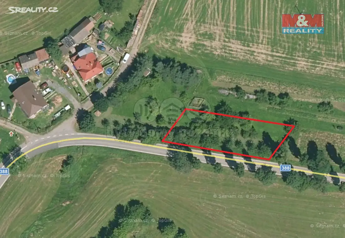 Prodej  zahrady 730 m², Bohdalec, okres Žďár nad Sázavou