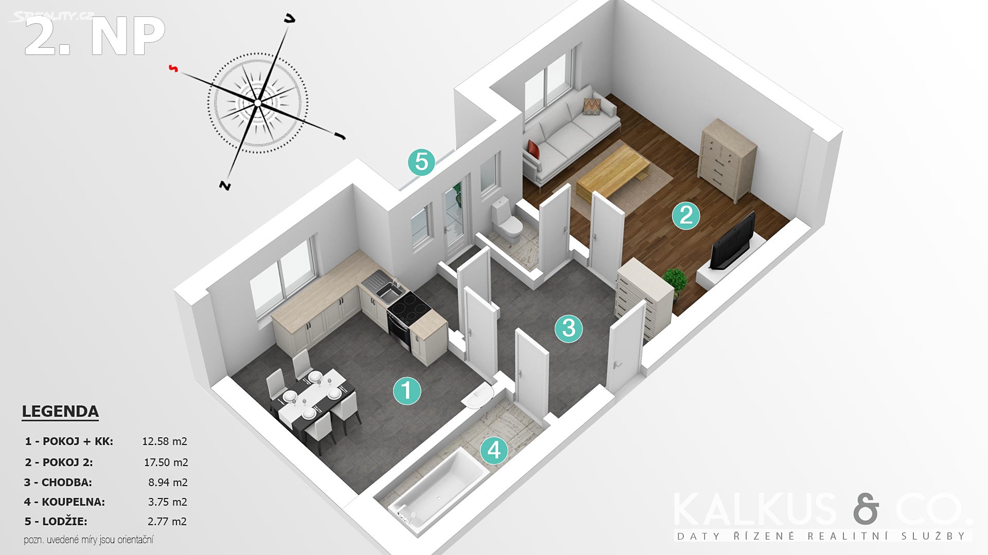 Prodej bytu 1+1 48 m², náměstí 5. května, Hradec Králové