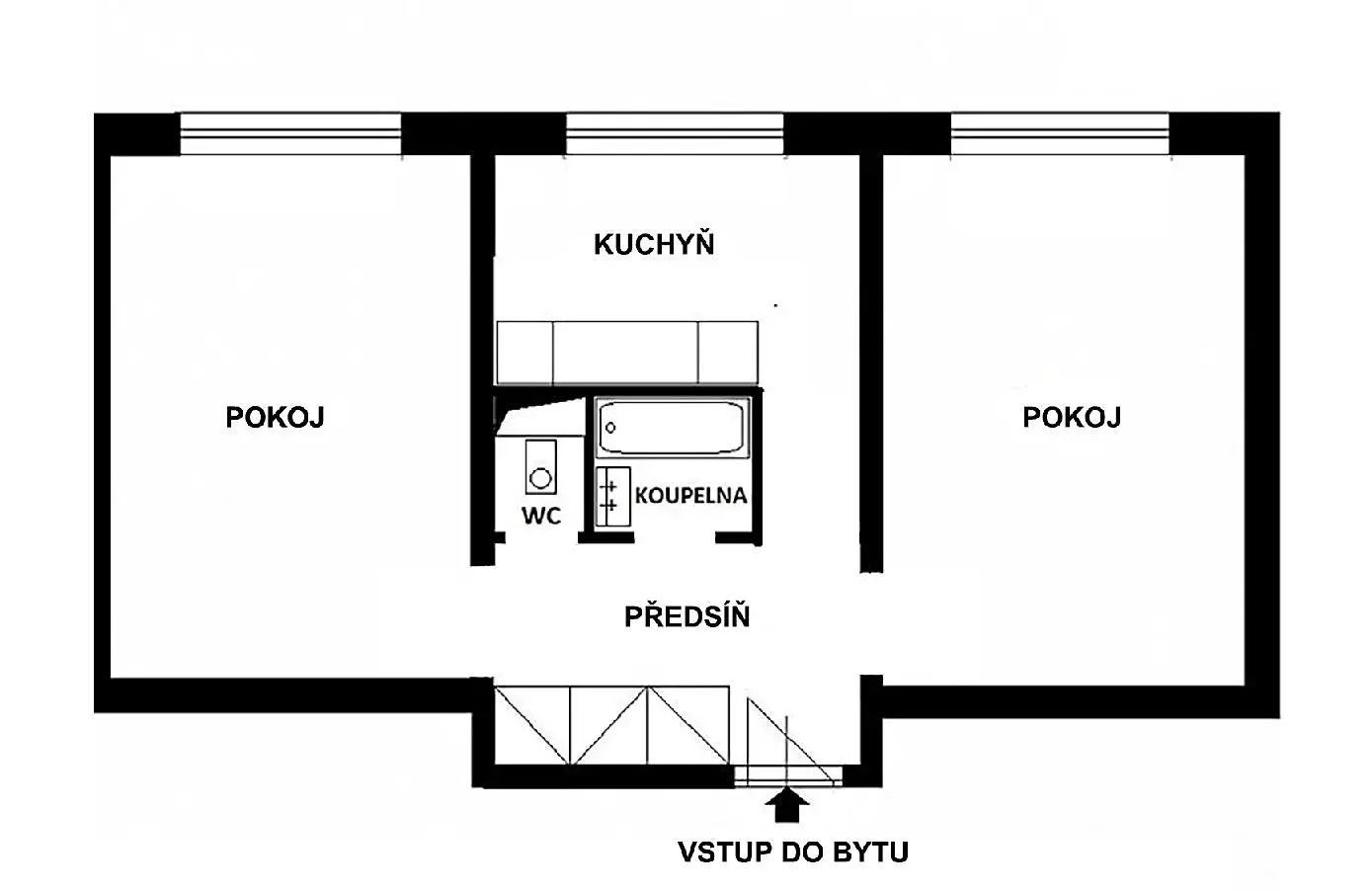 Prodej bytu 2+1 52 m², Syrská, Praha 6 - Vokovice