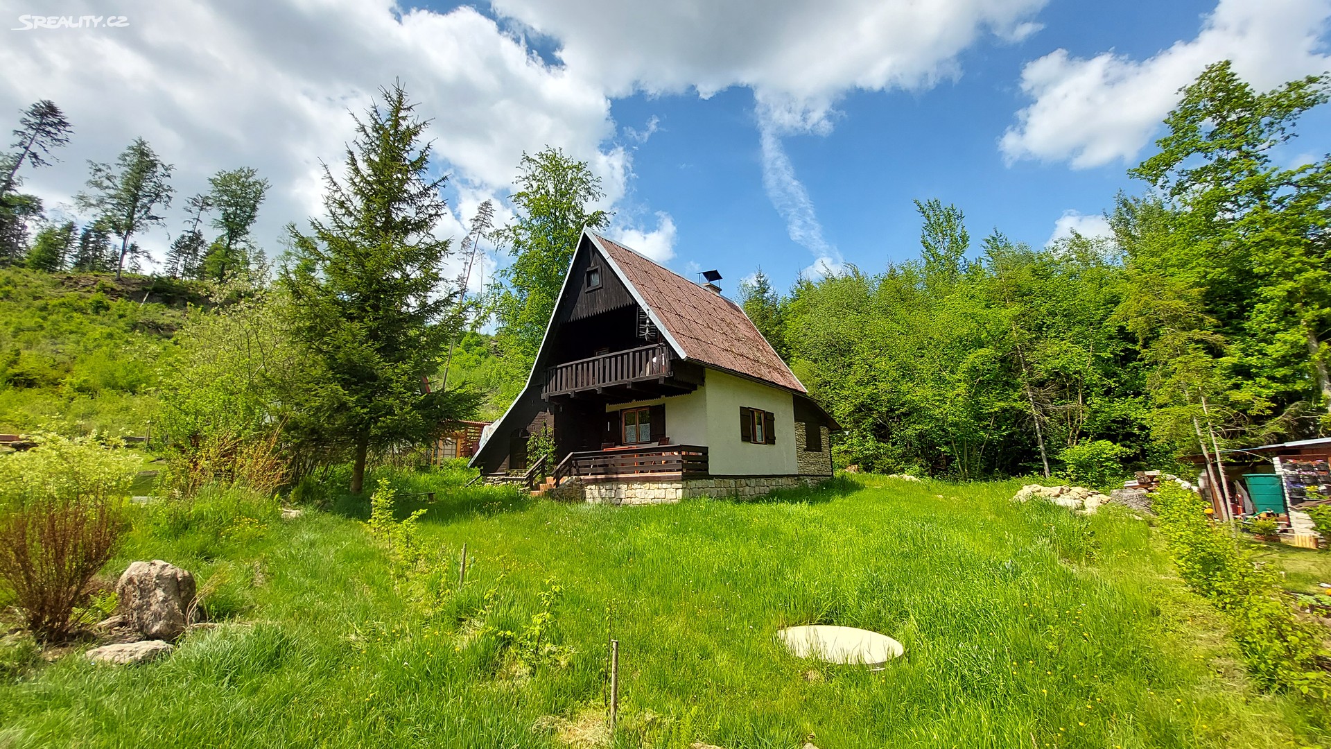 Prodej  chaty 108 m², pozemek 309 m², Zajíčkov - Rovná, okres Pelhřimov