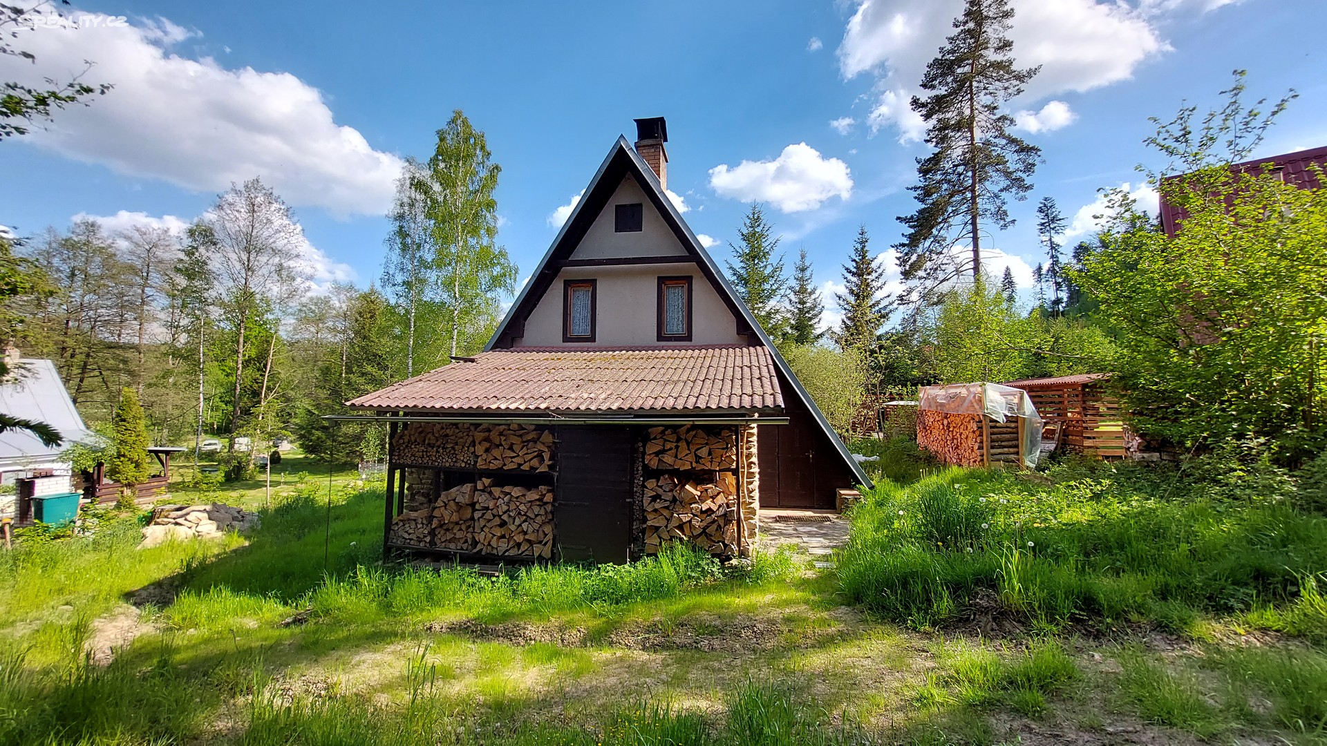 Prodej  chaty 108 m², pozemek 309 m², Zajíčkov - Rovná, okres Pelhřimov