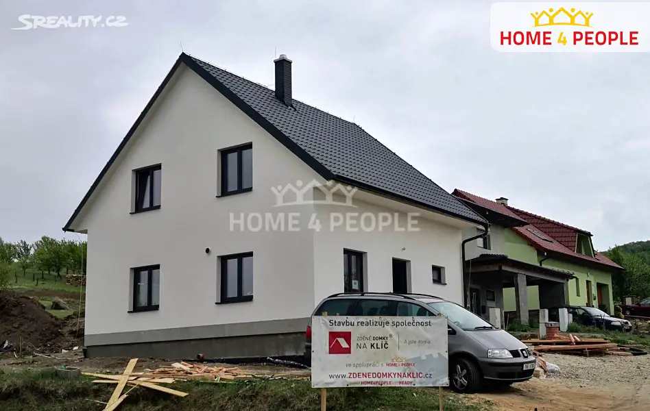 Prodej  projektu na klíč 93 m², pozemek 1 266 m², Jestřabí, okres Zlín