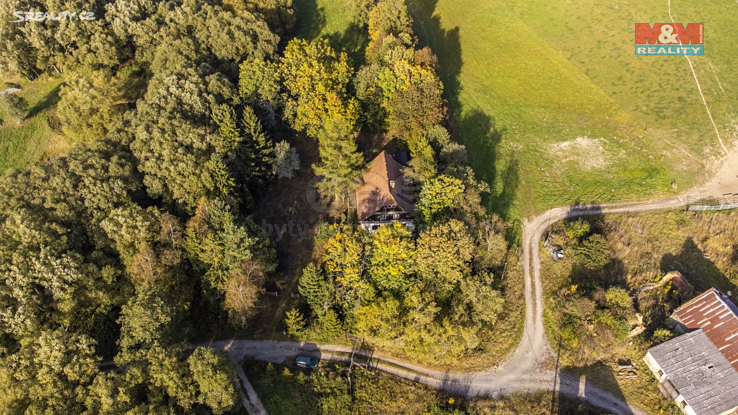Prodej  rodinného domu 120 m², pozemek 2 500 m², Dětřichov nad Bystřicí, okres Bruntál