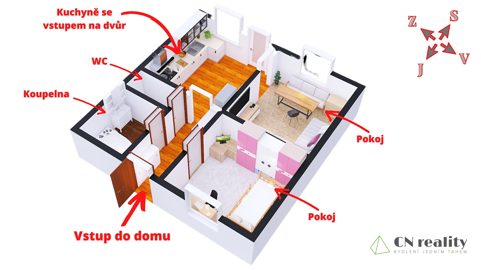Prodej  rodinného domu 42 m², pozemek 415 m², Starohorská, Klobouky u Brna