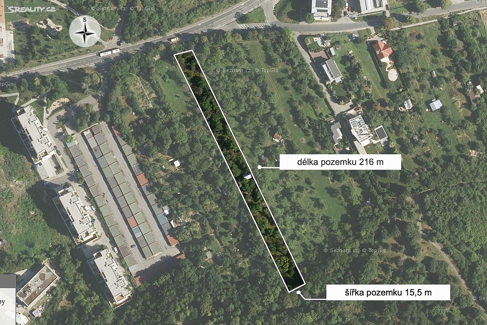 Prodej  stavebního pozemku 3 355 m², Líšeňská, Brno