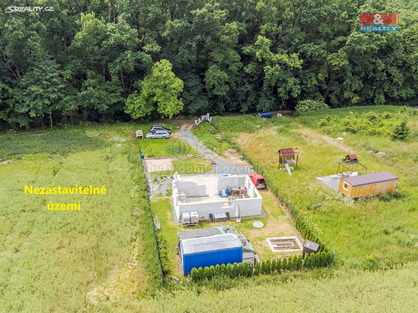 Prodej  stavebního pozemku 1 002 m², Divišov - Šternov, okres Benešov