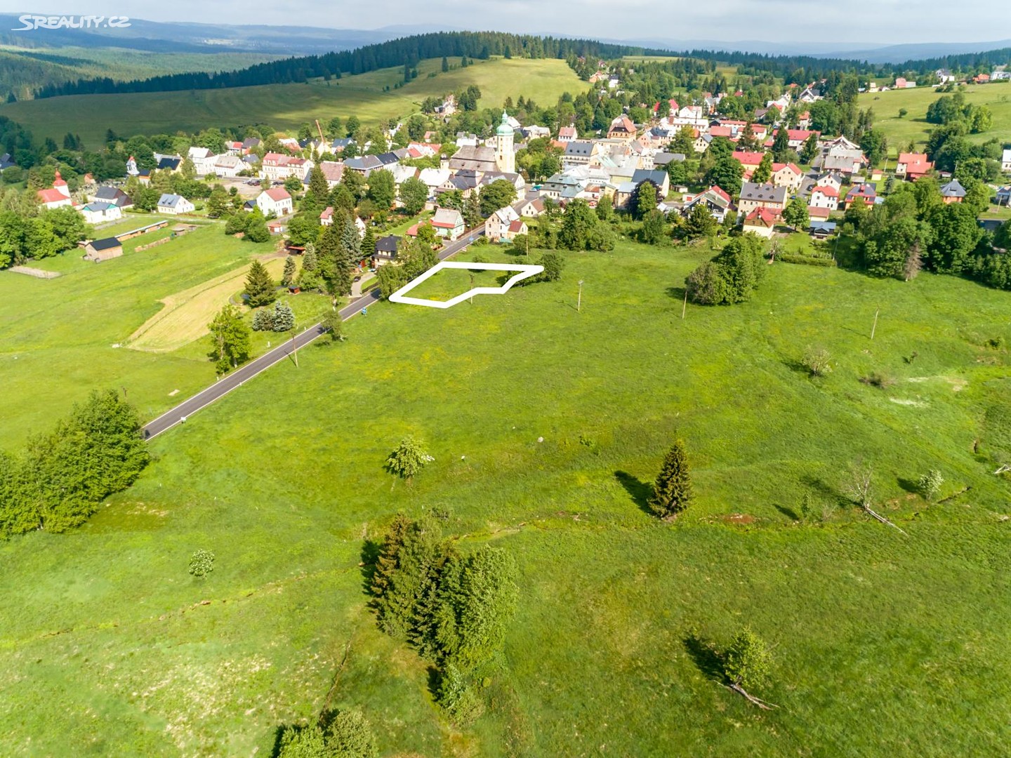 Prodej  stavebního pozemku 1 015 m², Horní Blatná, okres Karlovy Vary