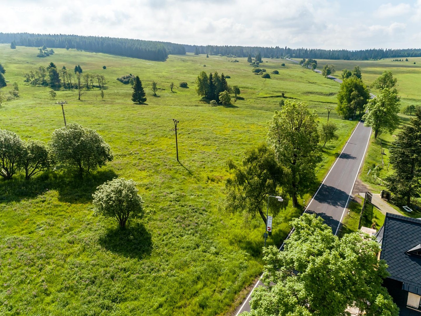 Prodej  stavebního pozemku 1 015 m², Horní Blatná, okres Karlovy Vary