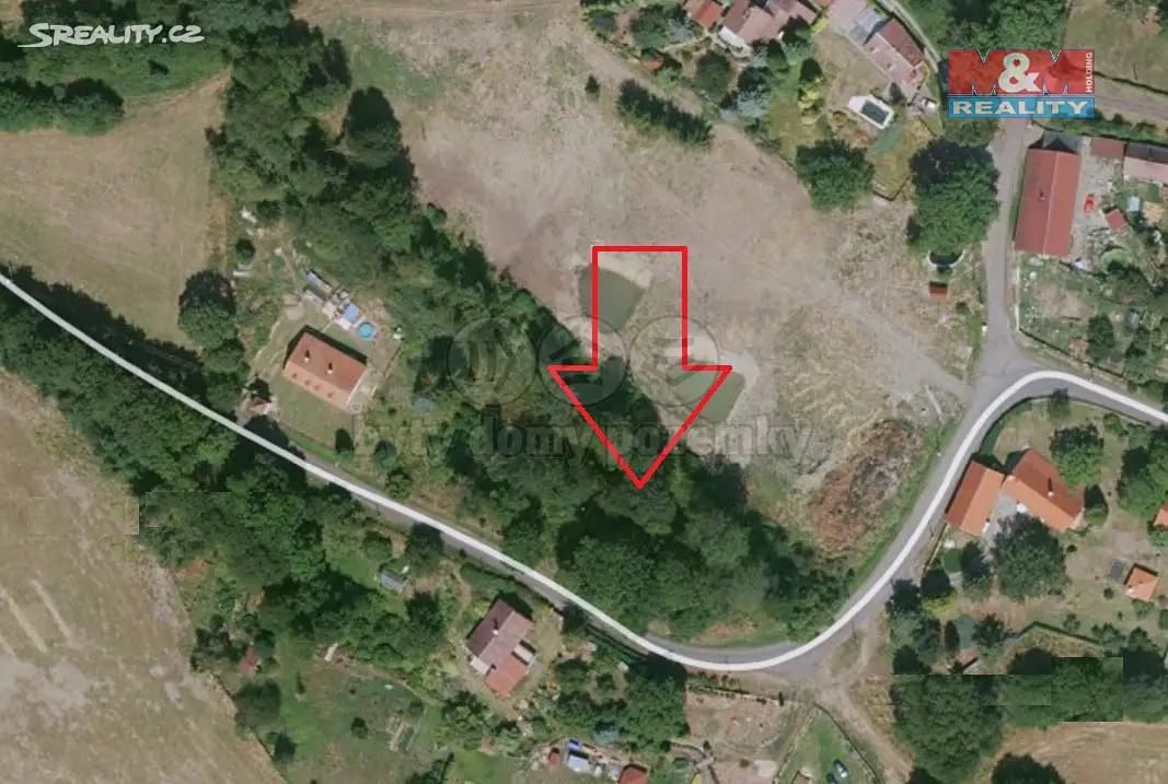Prodej  stavebního pozemku 2 777 m², Malečov - Rýdeč, okres Ústí nad Labem