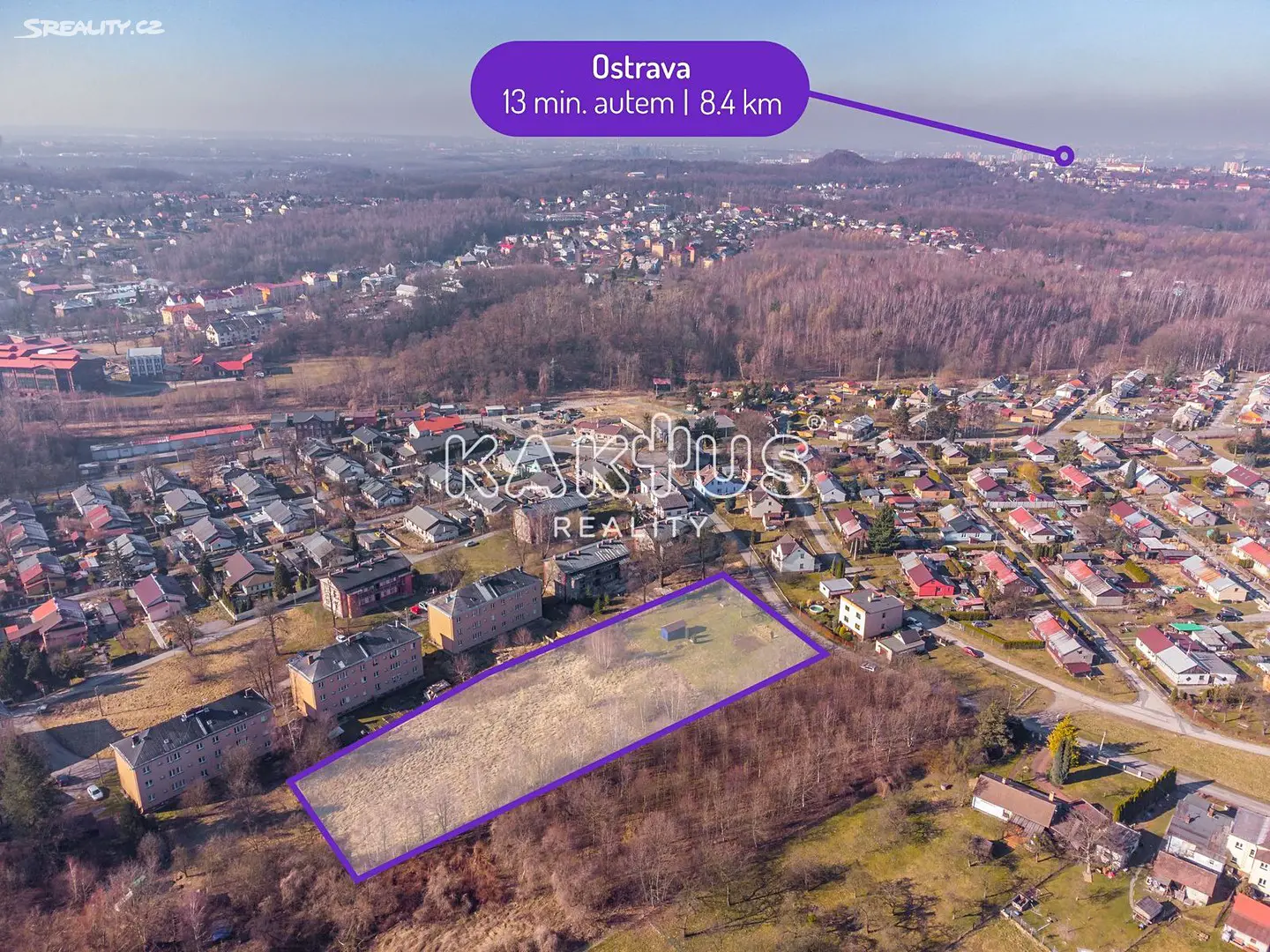 Prodej  stavebního pozemku 4 939 m², Ostrava, okres Ostrava-město