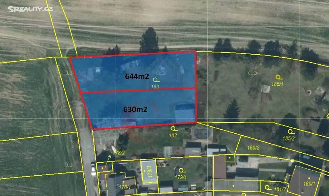 Prodej  stavebního pozemku 630 m², Plzeň, okres Plzeň-město