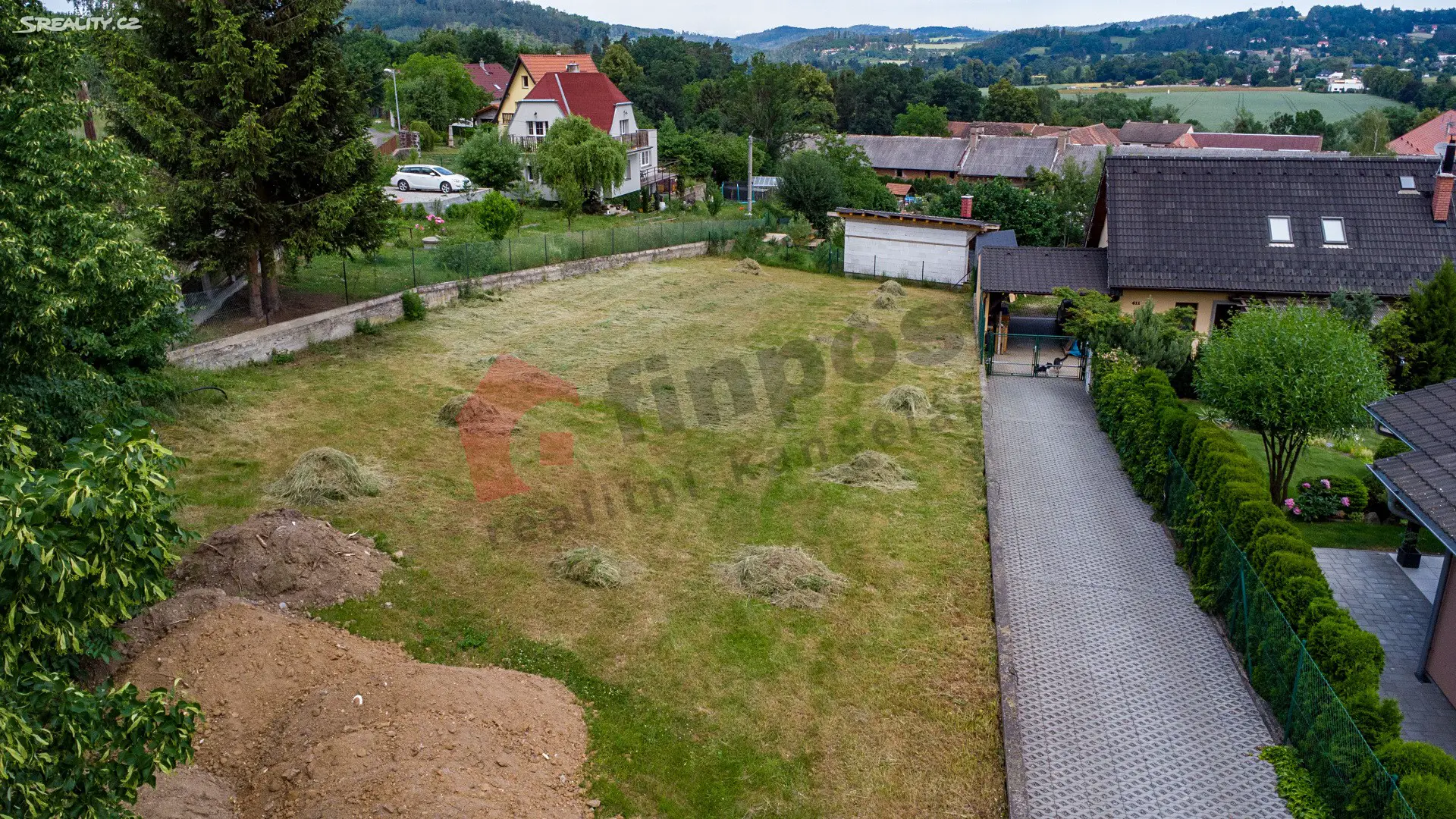 Prodej  stavebního pozemku 976 m², Žižkova, Poříčí nad Sázavou