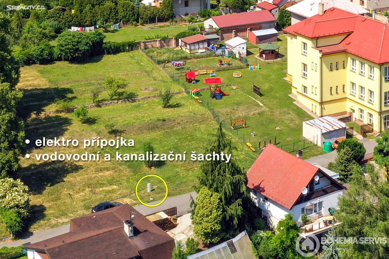 Prodej  stavebního pozemku 1 116 m², Ratboř, okres Kolín