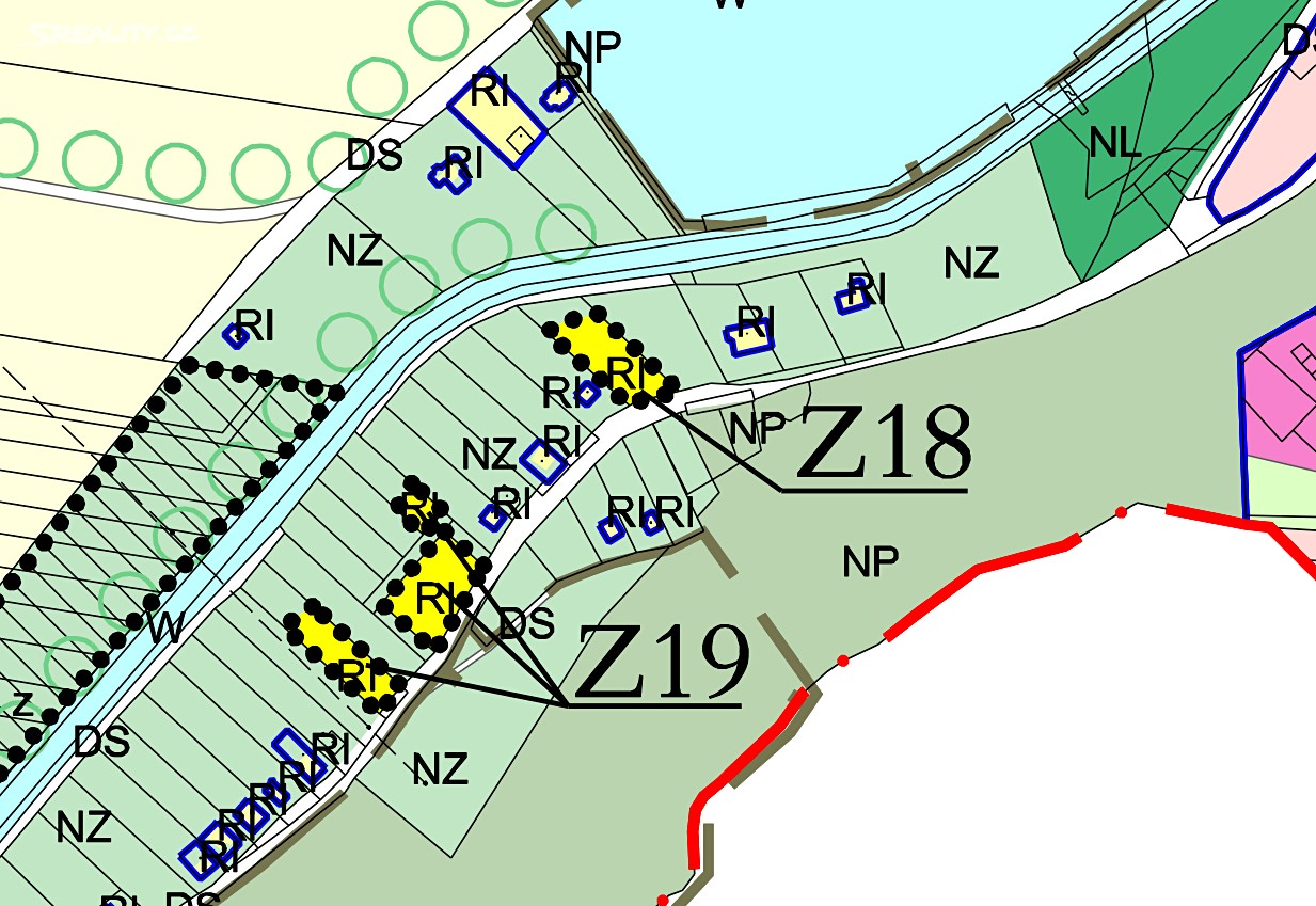 Prodej  stavebního pozemku 590 m², V Sadě, Rebešovice