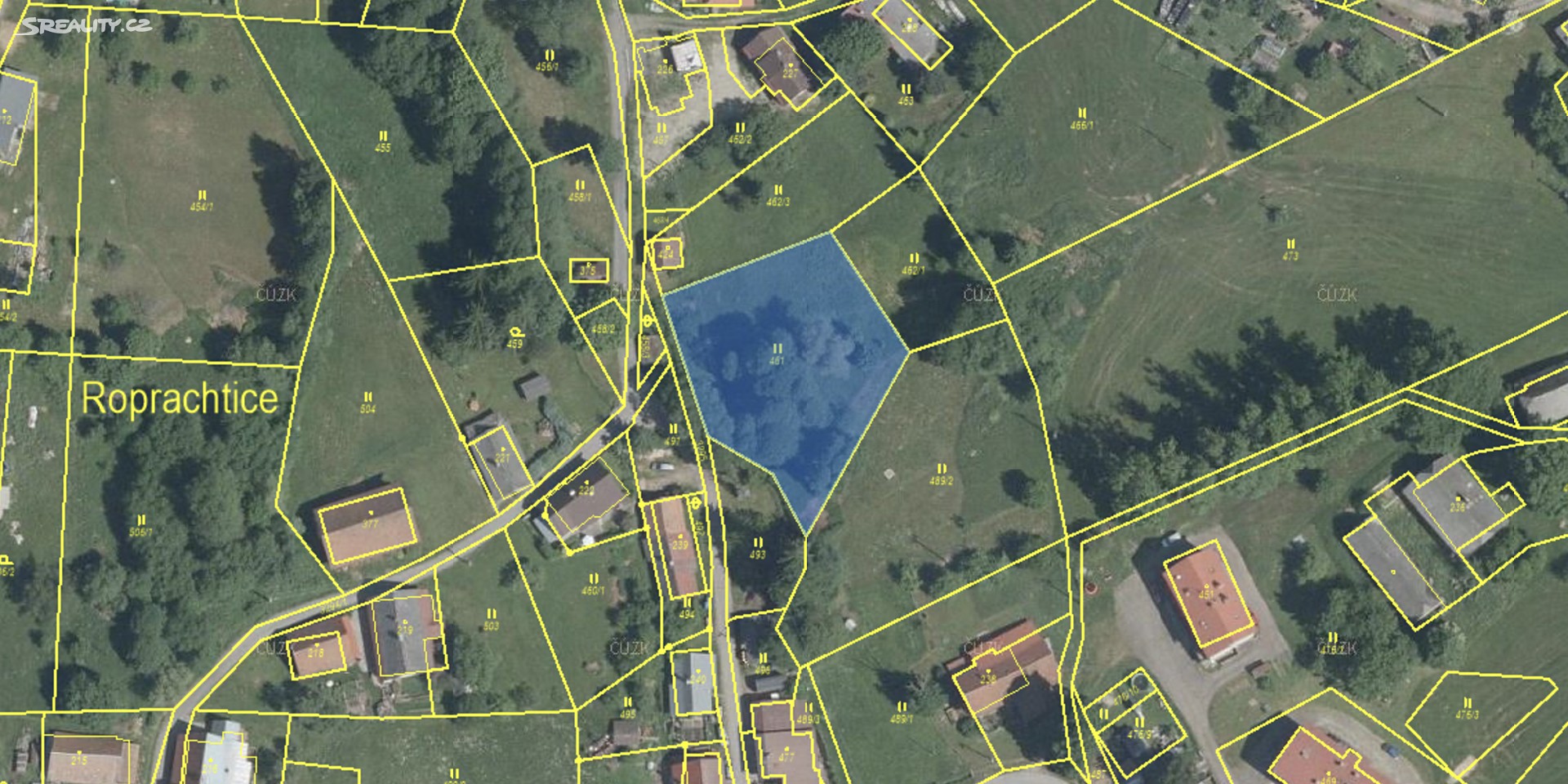 Prodej  stavebního pozemku 1 759 m², Roprachtice, okres Semily