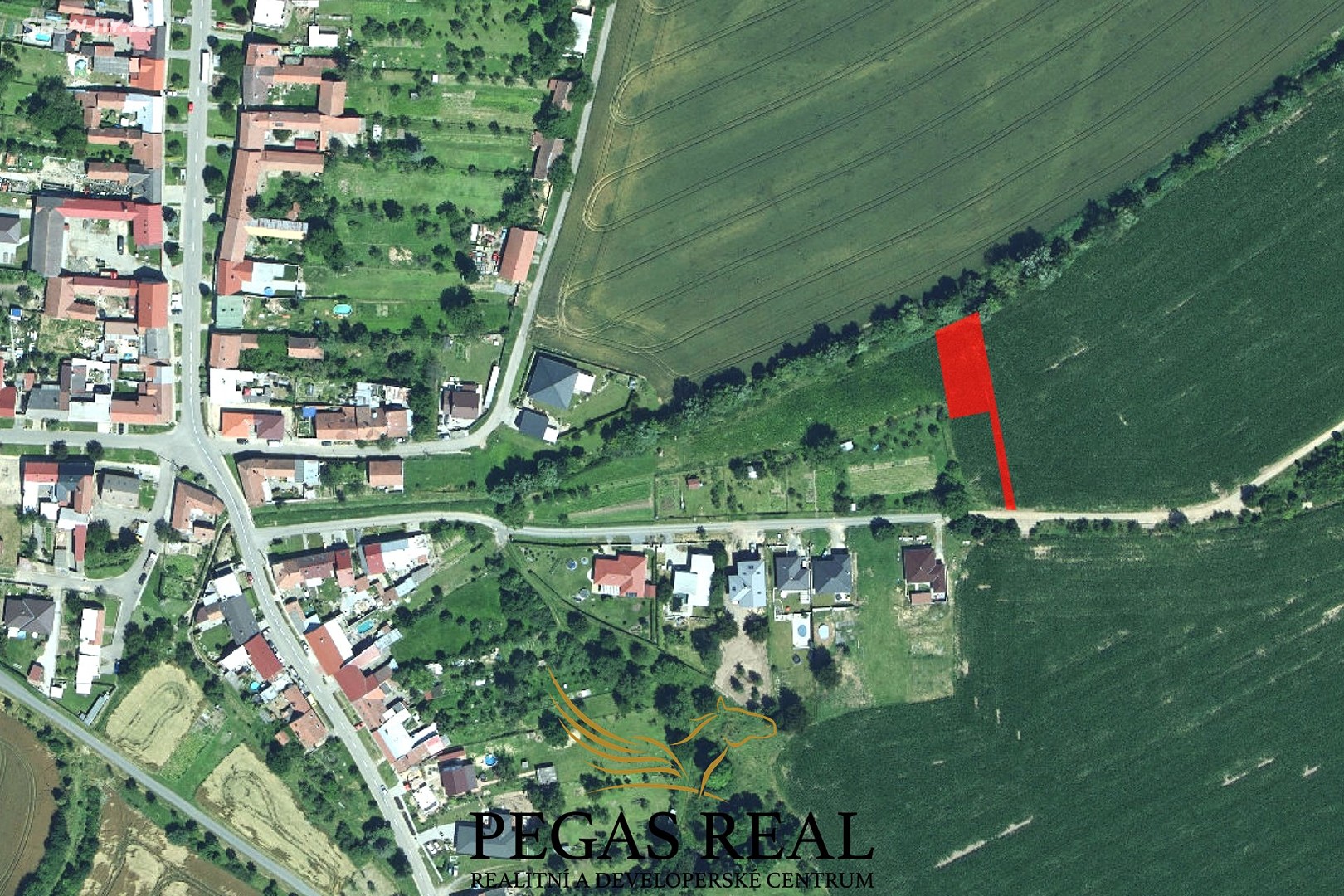 Prodej  stavebního pozemku 883 m², Topolany, okres Vyškov