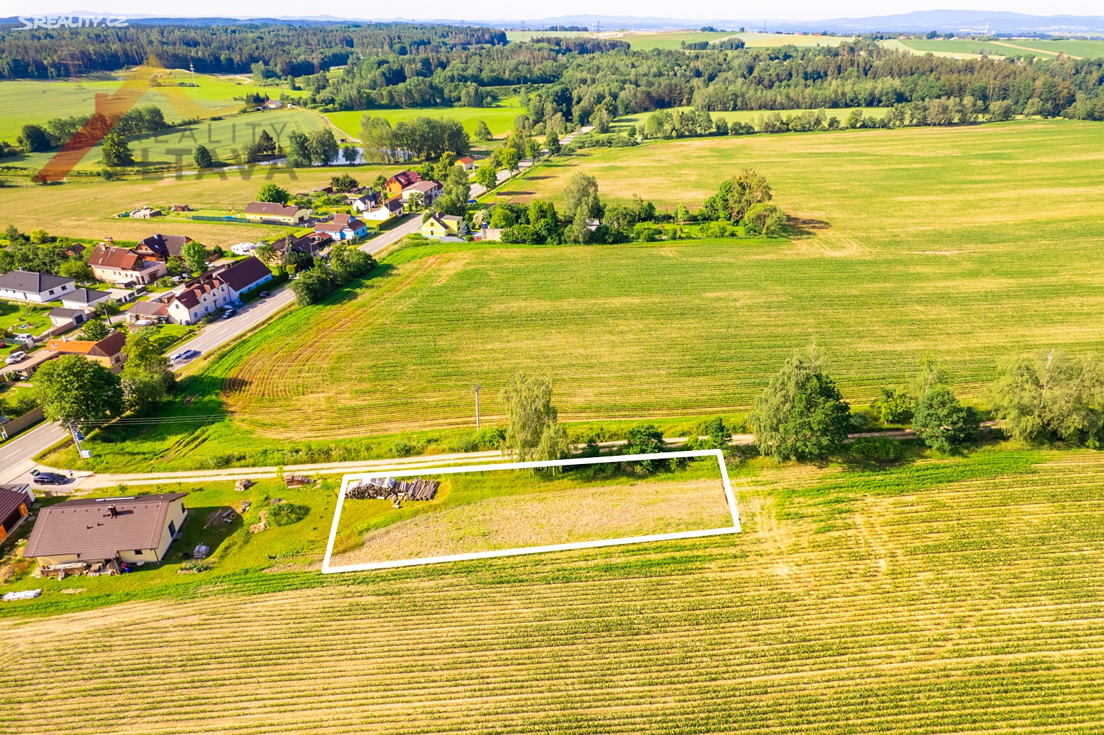 Prodej  stavebního pozemku 1 000 m², Vitín, okres České Budějovice