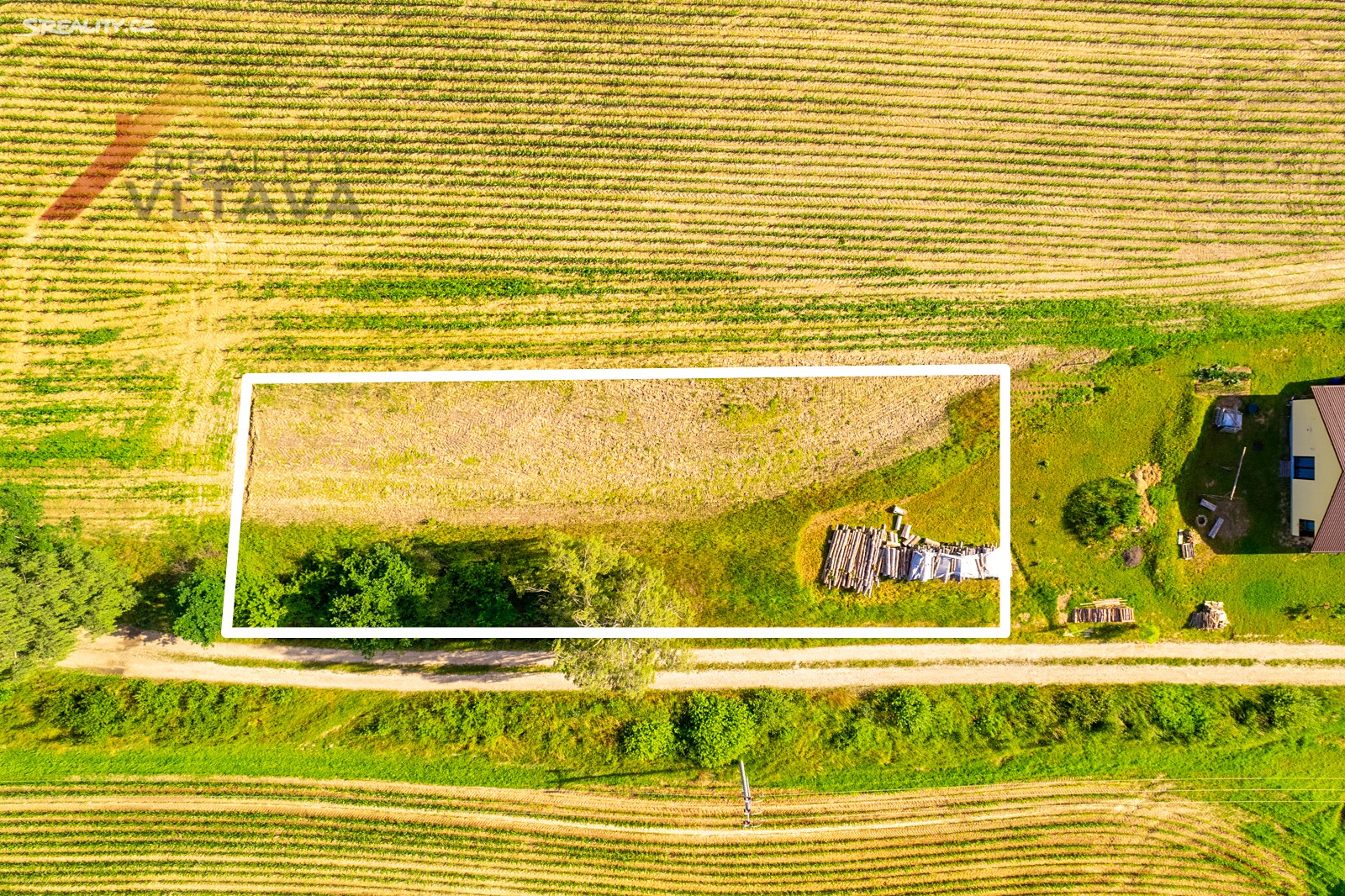 Prodej  stavebního pozemku 1 000 m², Vitín, okres České Budějovice
