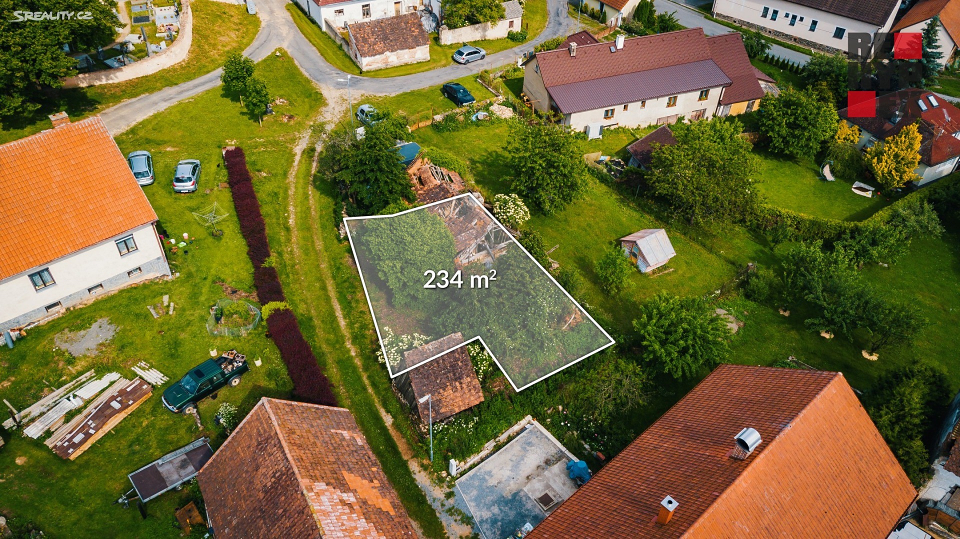 Prodej  stavebního pozemku 234 m², Votice, okres Benešov