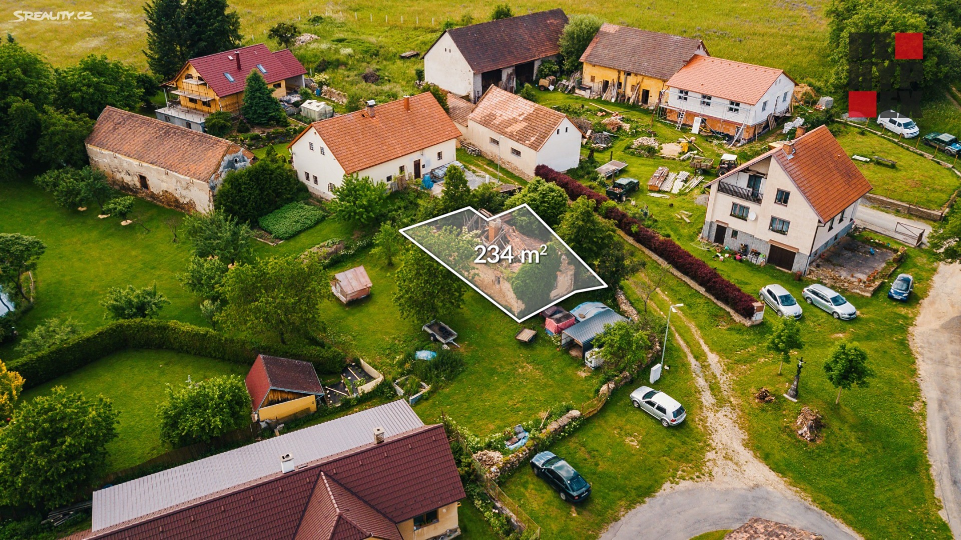 Prodej  stavebního pozemku 234 m², Votice, okres Benešov