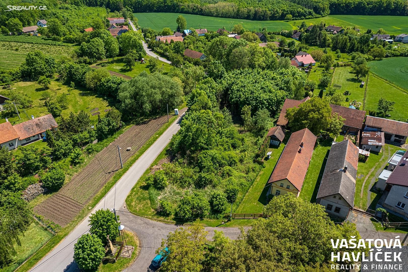 Prodej  stavebního pozemku 1 100 m², Vrbice, okres Jičín