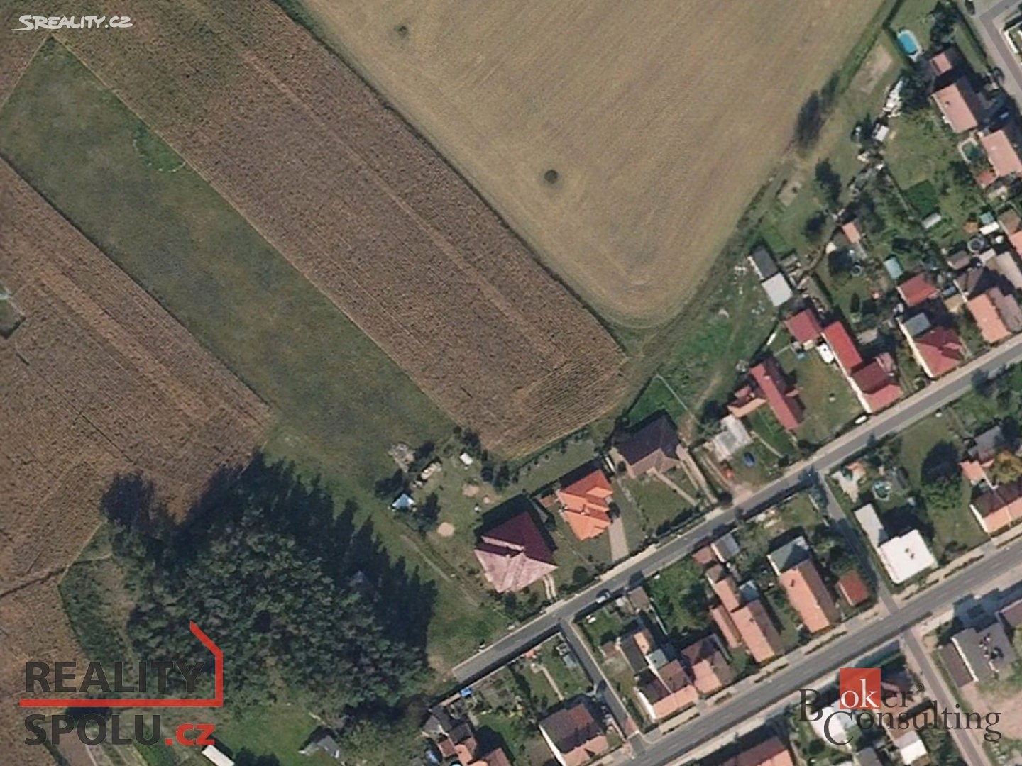 Prodej  stavebního pozemku 996 m², Živanice - Nerad, okres Pardubice