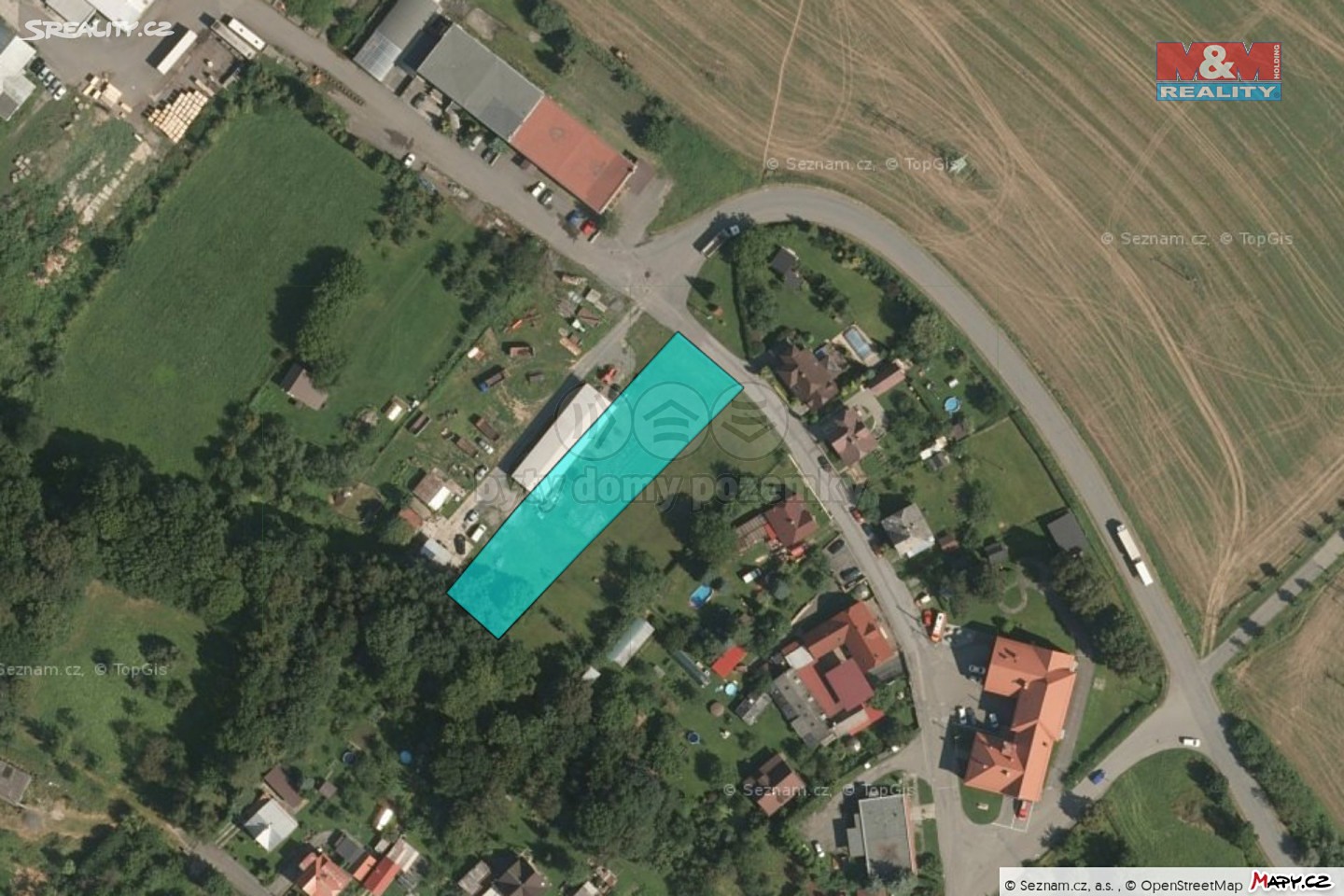 Prodej  komerčního pozemku 2 007 m², Jarcová, okres Vsetín