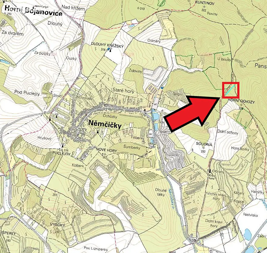 Prodej  lesa 2 662 m², Bořetice, okres Břeclav