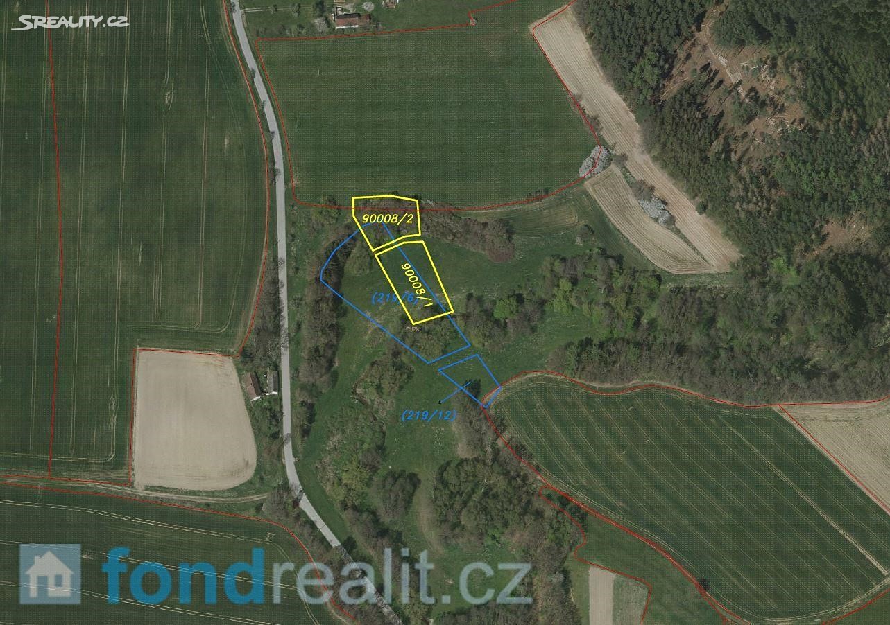 Prodej  pozemku 2 498 m², Pluhův Žďár - Červená Lhota, okres Jindřichův Hradec
