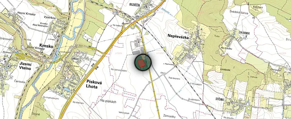 Prodej  pole 11 689 m², Nepřevázka, okres Mladá Boleslav
