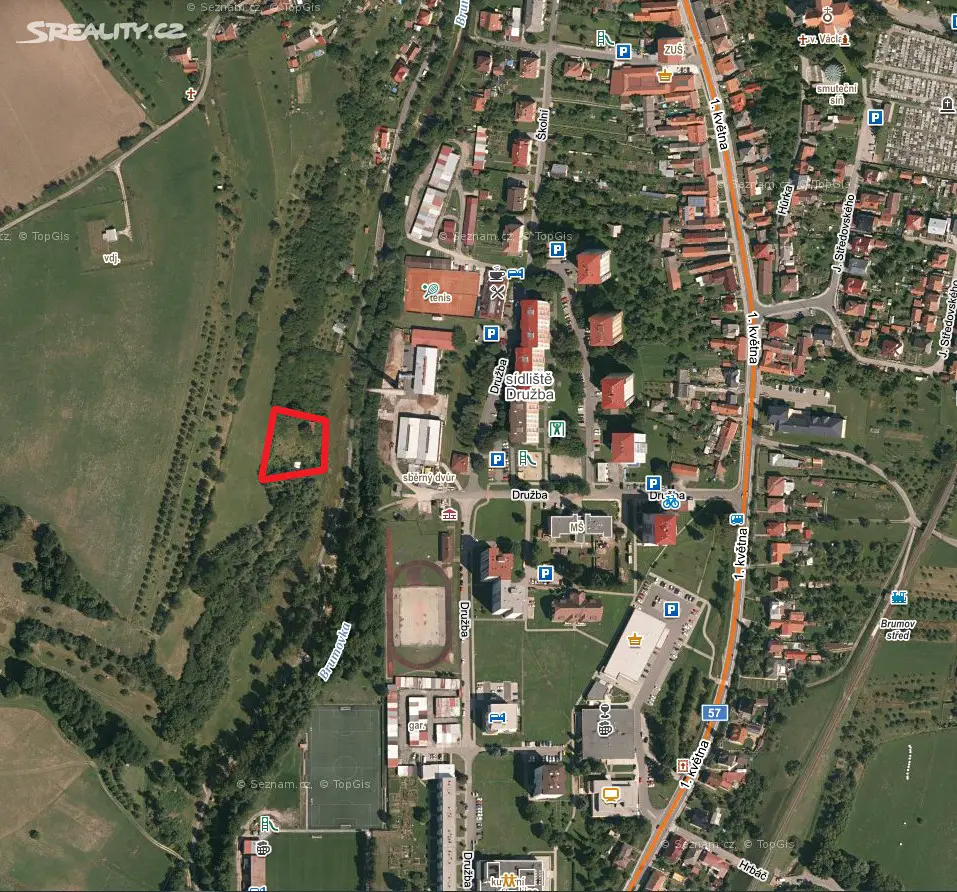 Prodej  zahrady 227 m², Brumov-Bylnice - Brumov, okres Zlín