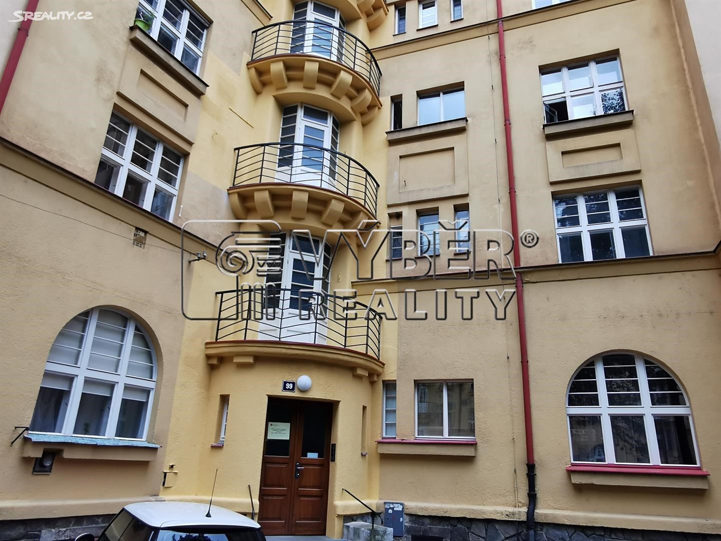 Pronájem bytu 1+kk 26 m², Slezská, Praha 3 - Vinohrady