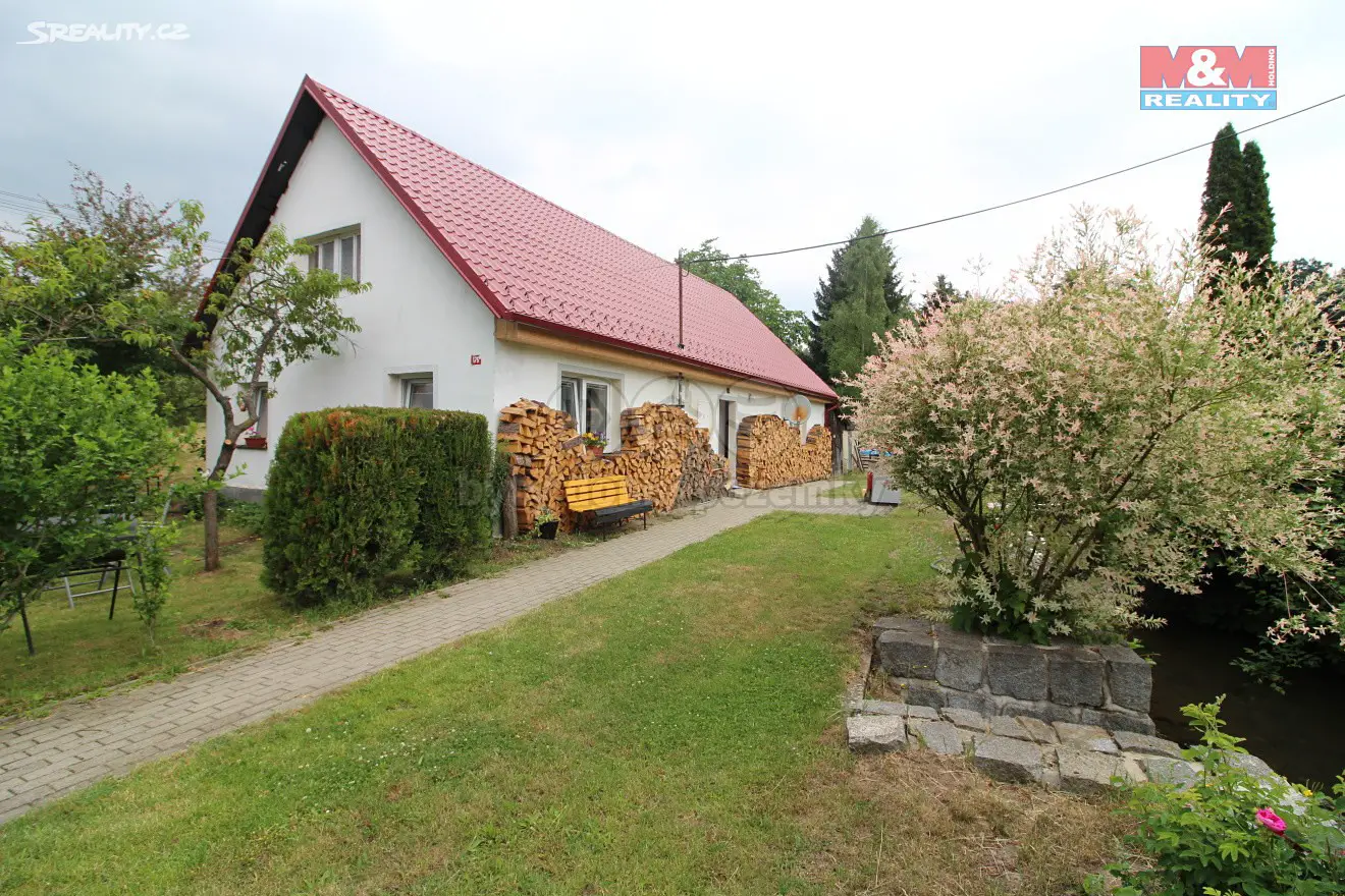 Pronájem  rodinného domu 100 m², pozemek 1 857 m², Kunratice u Cvikova, okres Česká Lípa
