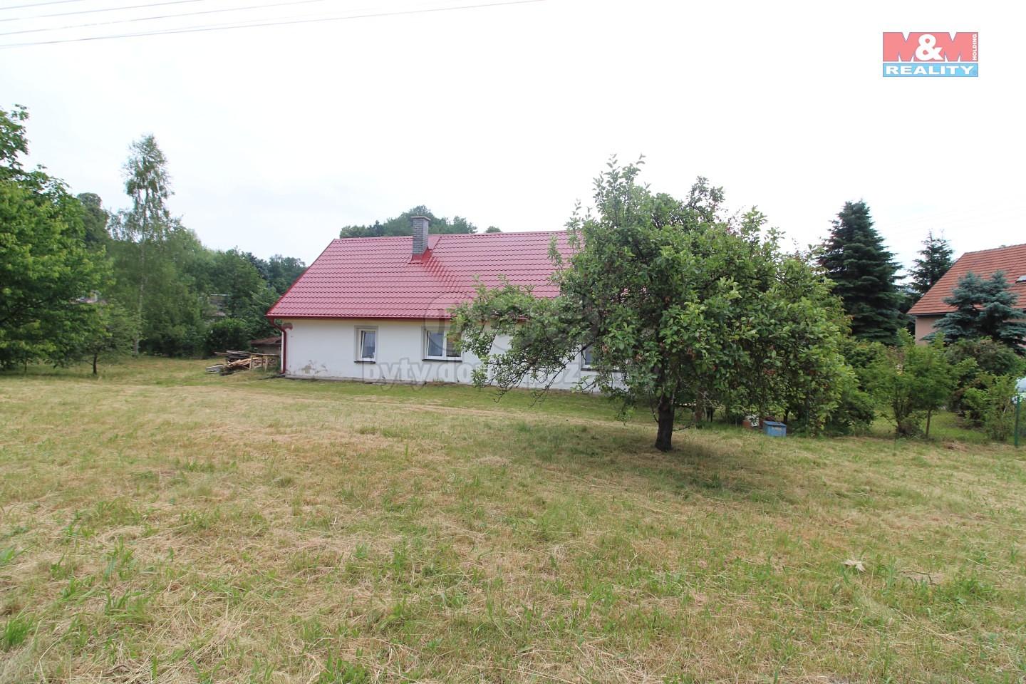 Pronájem  rodinného domu 100 m², pozemek 1 857 m², Kunratice u Cvikova, okres Česká Lípa