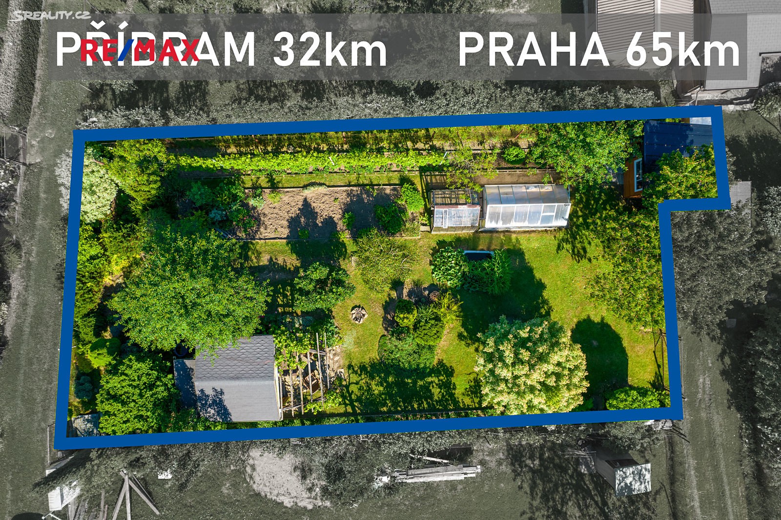 Prodej  zahrady 399 m², Sedlčany, okres Příbram