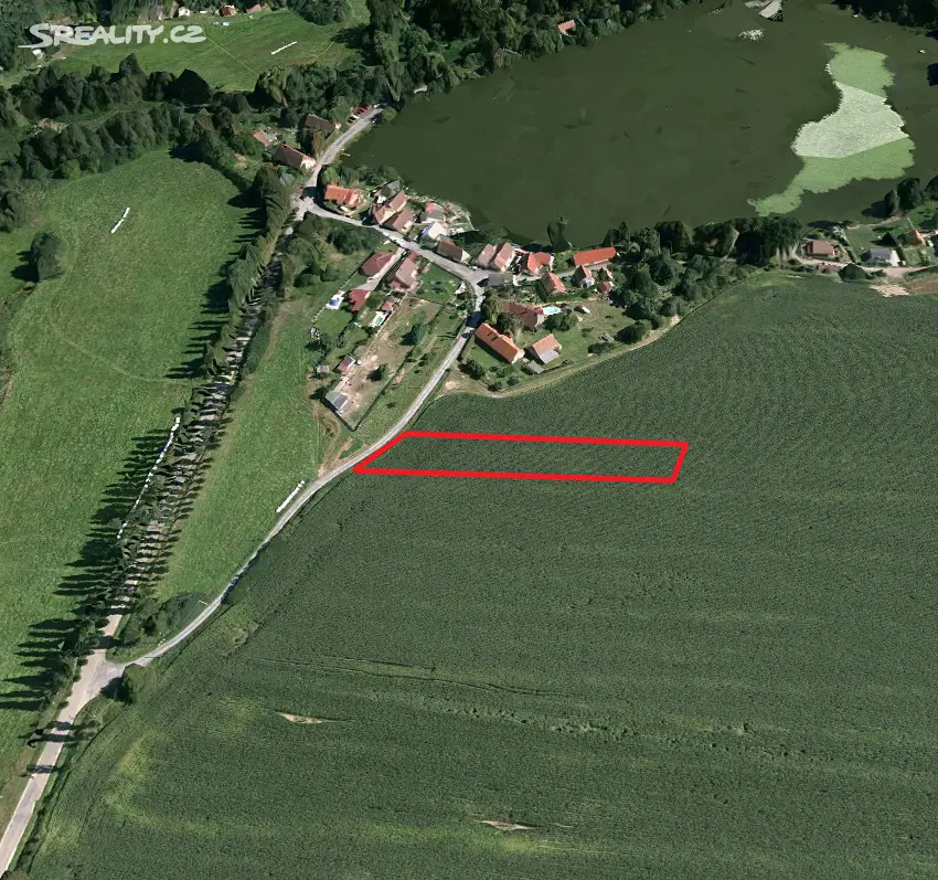 Prodej  stavebního pozemku 4 510 m², Blovice - Vlčice, okres Plzeň-jih