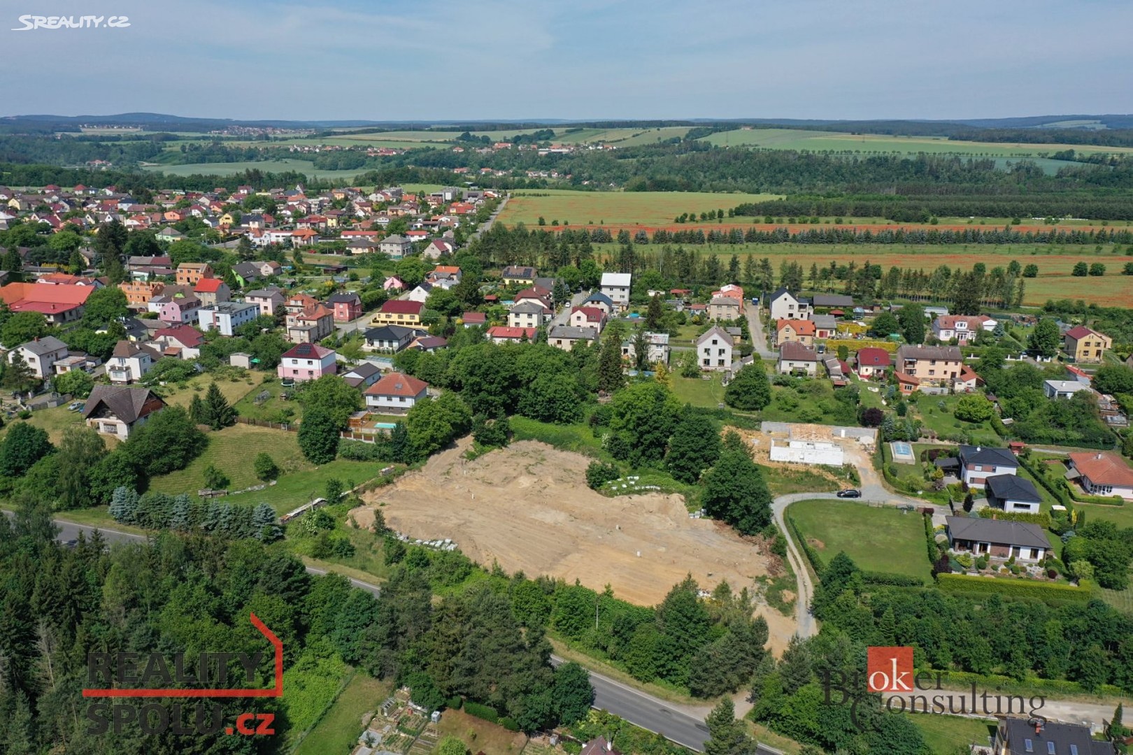 Prodej  stavebního pozemku 714 m², Chrást, okres Plzeň-město