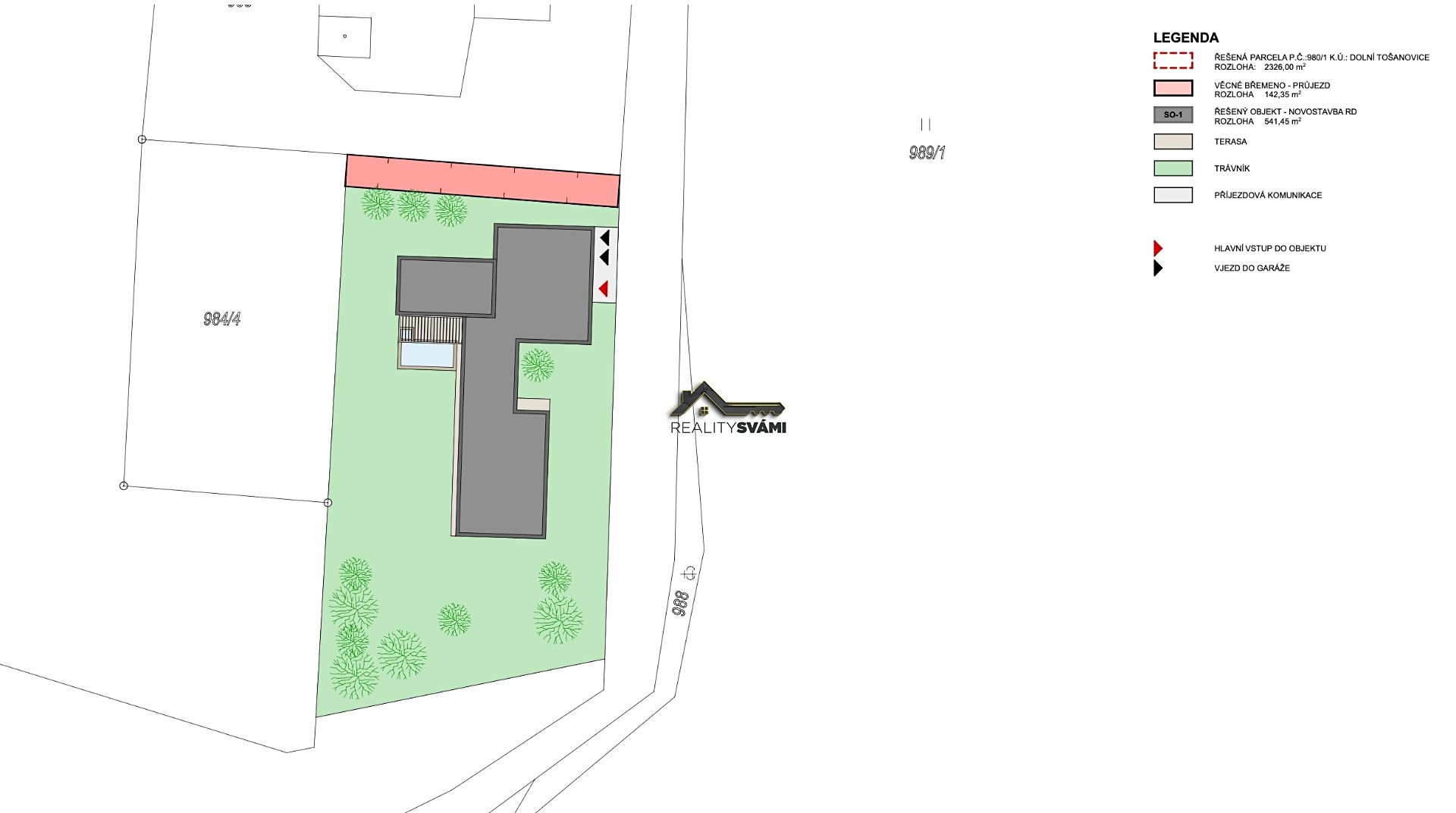 Prodej  projektu na klíč 516 m², pozemek 2 326 m², Dolní Tošanovice, okres Frýdek-Místek