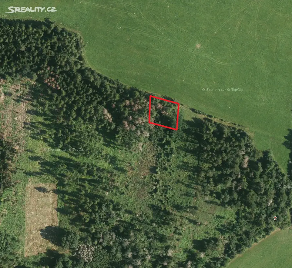 Prodej  lesa 1 037 m², Kunice, okres Blansko