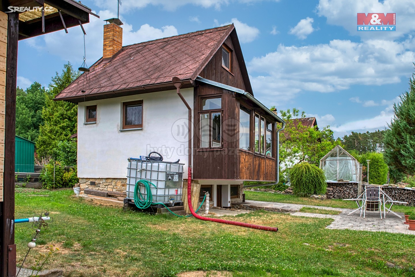 Prodej  chaty 20 m², pozemek 393 m², Kestřany - Zátaví, okres Písek