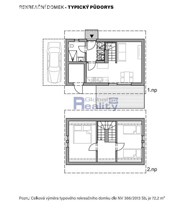 Prodej  chaty 72 m², pozemek 40 m², Svratouch, okres Chrudim