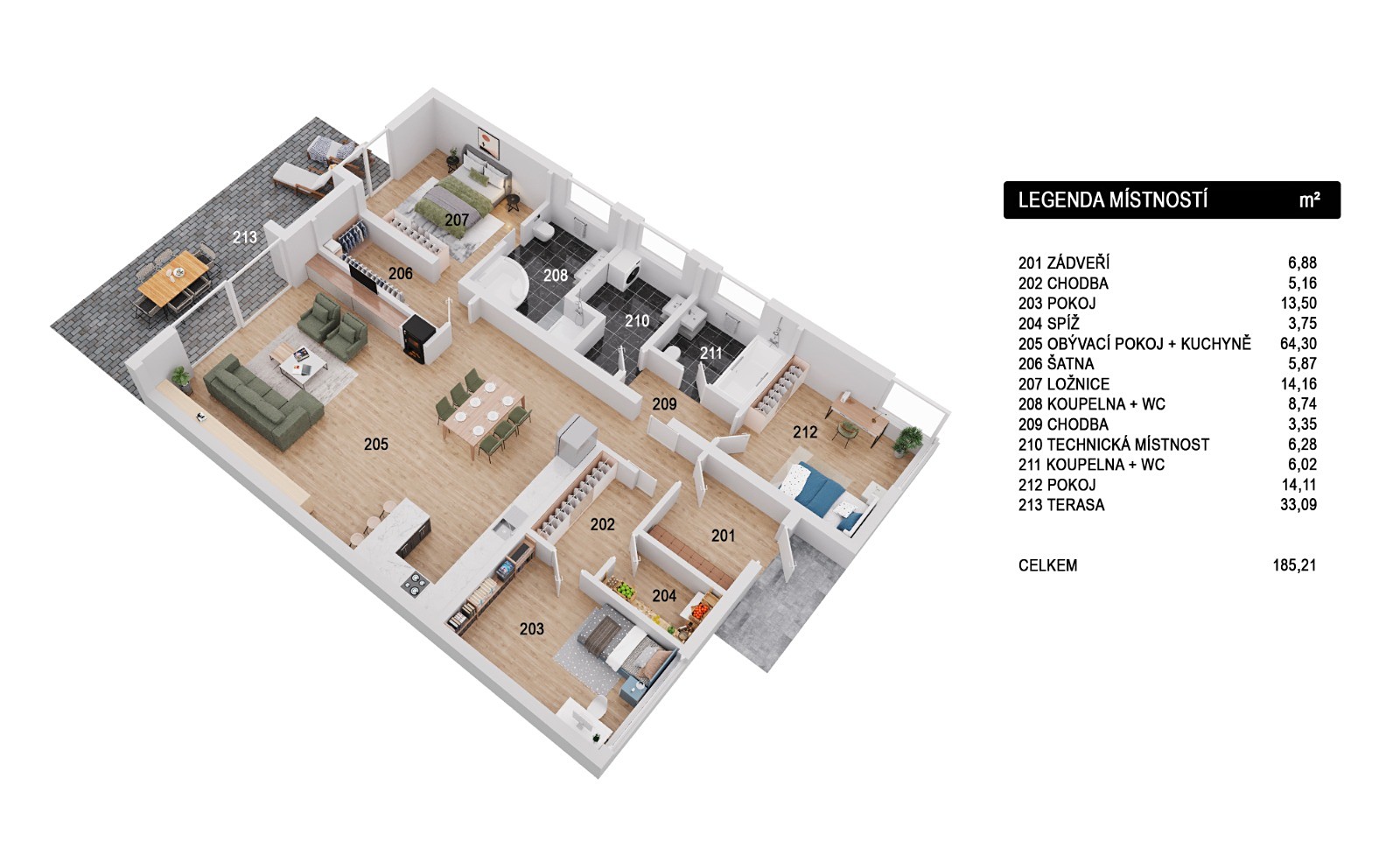 Prodej  rodinného domu 200 m², pozemek 1 319 m², Fryšták, okres Zlín