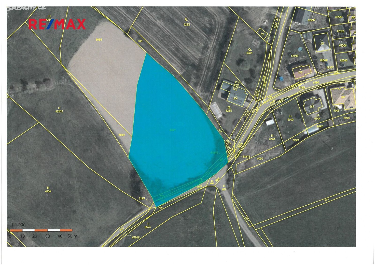 Prodej  stavebního pozemku 5 816 m², Chválenice, okres Plzeň-město