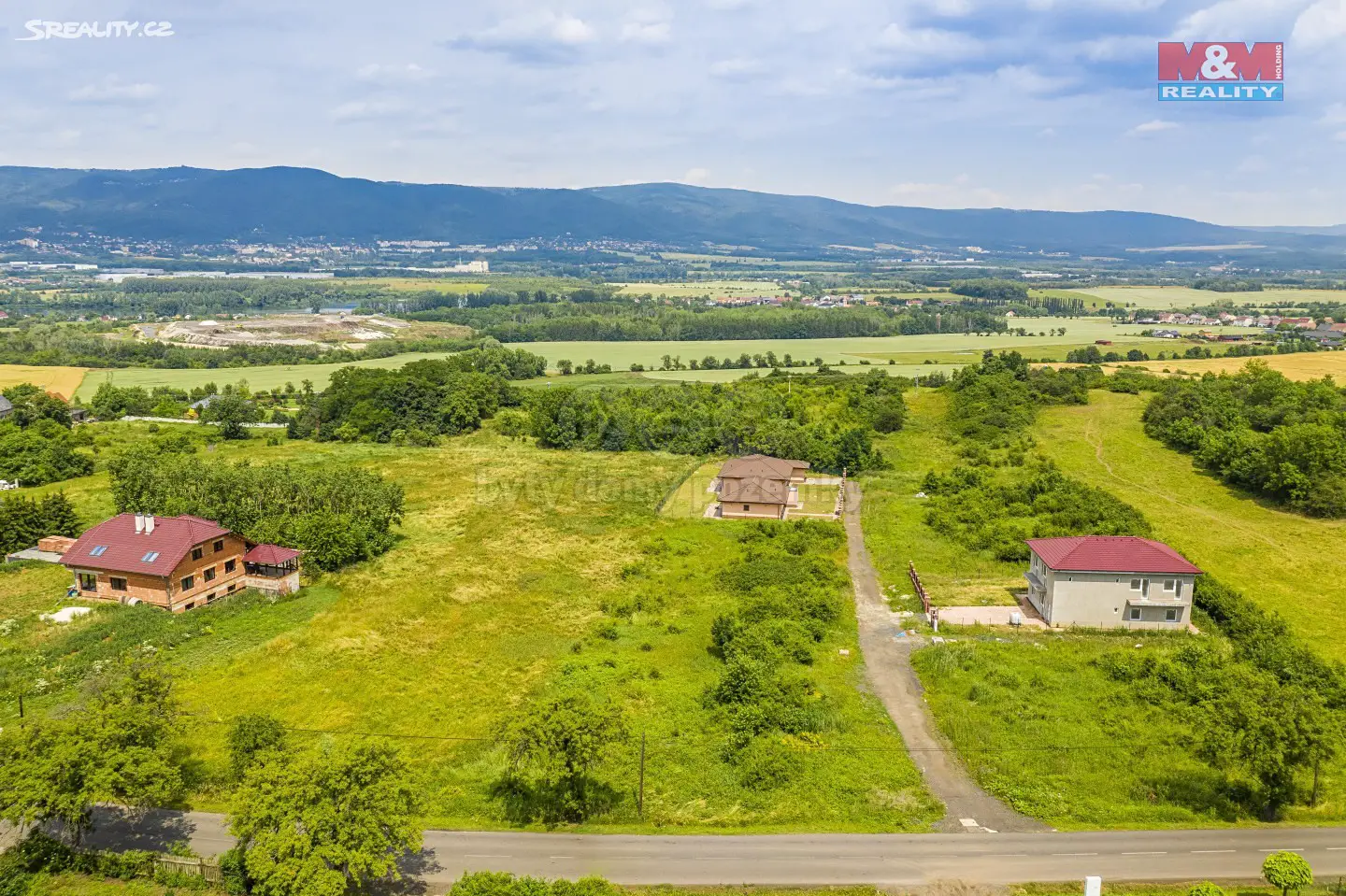 Prodej  stavebního pozemku 1 060 m², Modlany - Kvítkov, okres Teplice