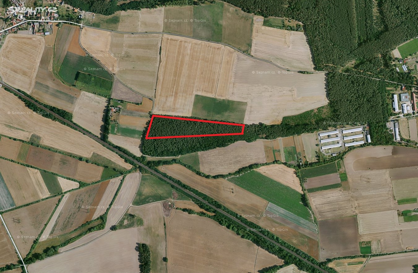 Prodej  lesa 19 458 m², Libotenice, okres Litoměřice
