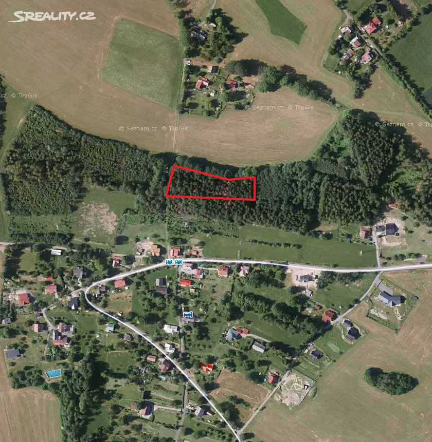 Prodej  lesa 651 m², Skuhrov, okres Jablonec nad Nisou