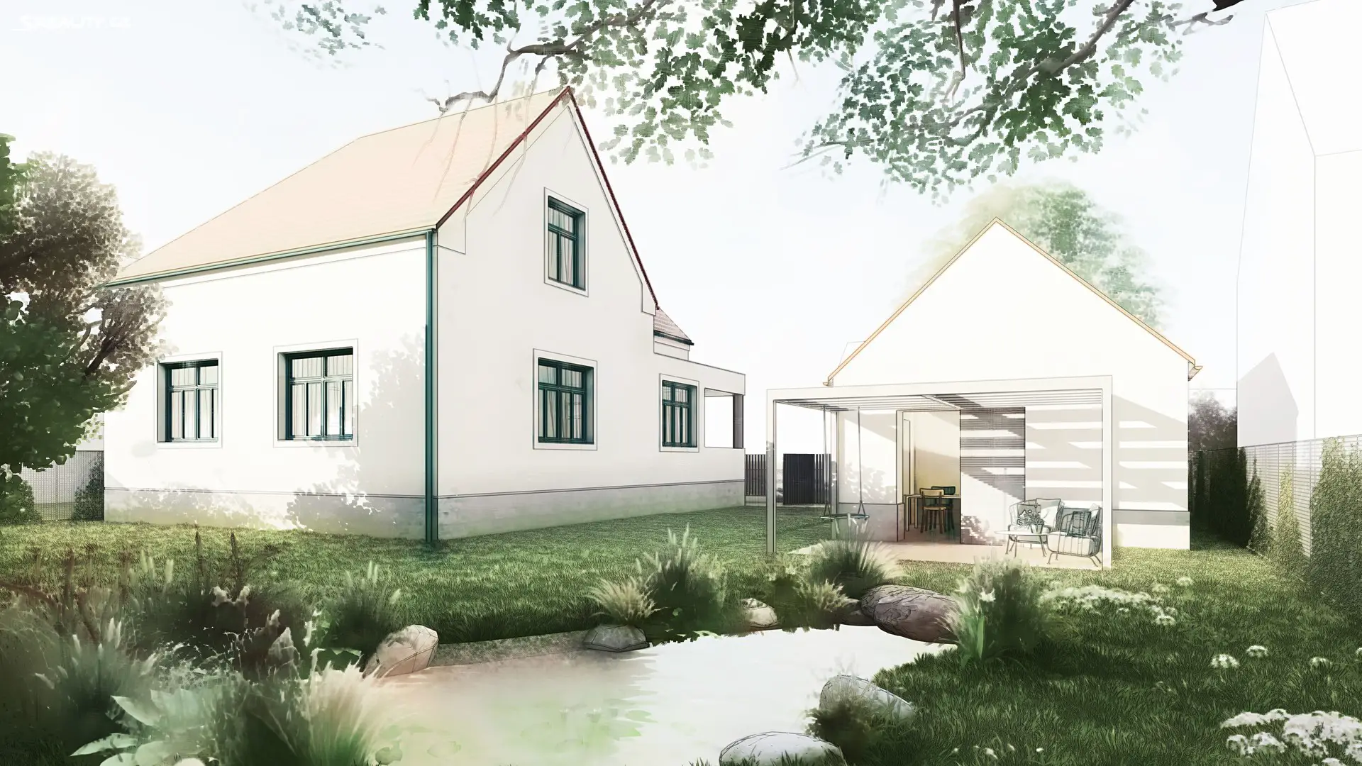 Prodej  rodinného domu 158 m², pozemek 494 m², Losiná, okres Plzeň-město