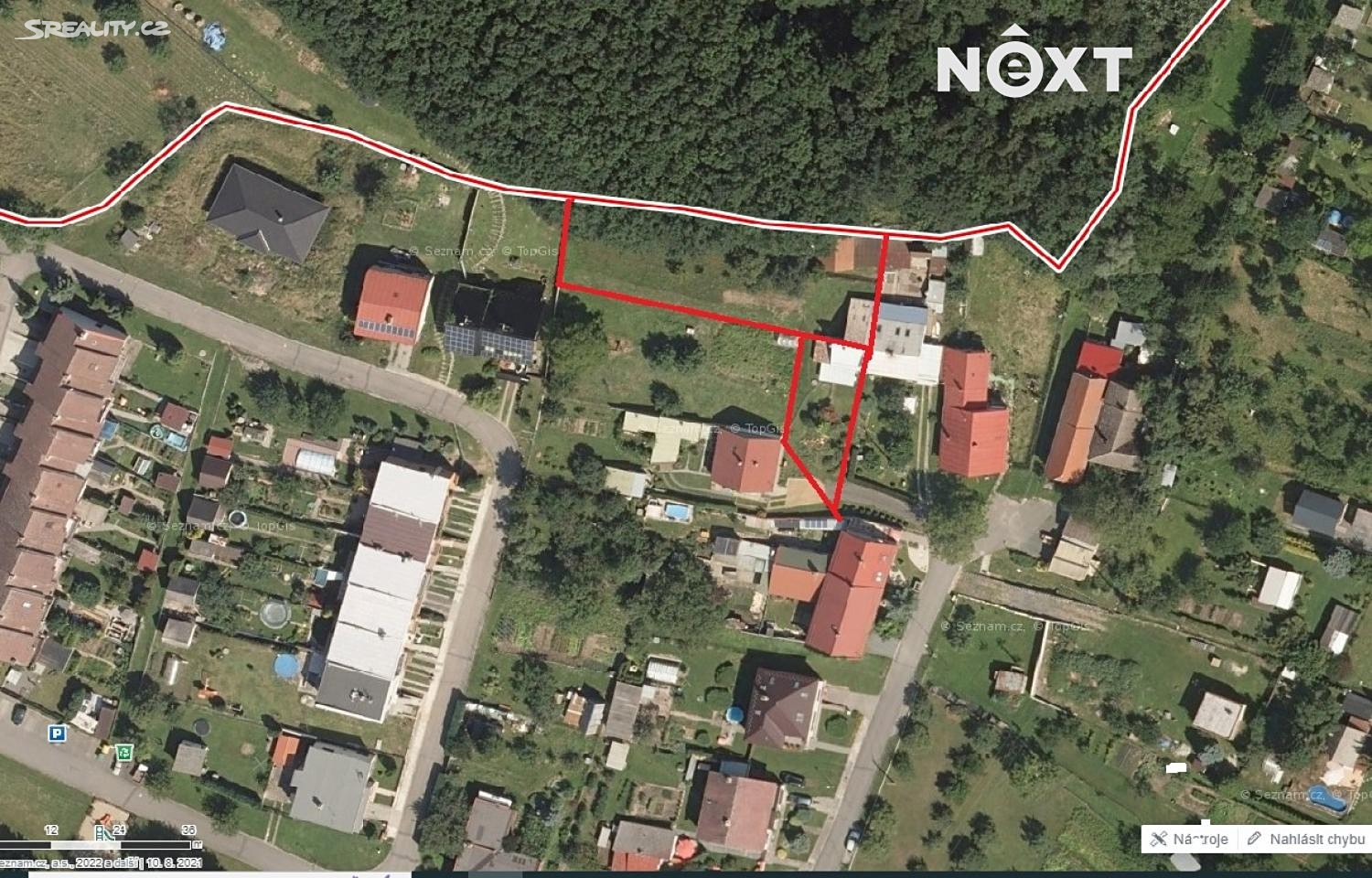 Prodej  stavebního pozemku 1 381 m², Kostelec u Holešova, okres Kroměříž