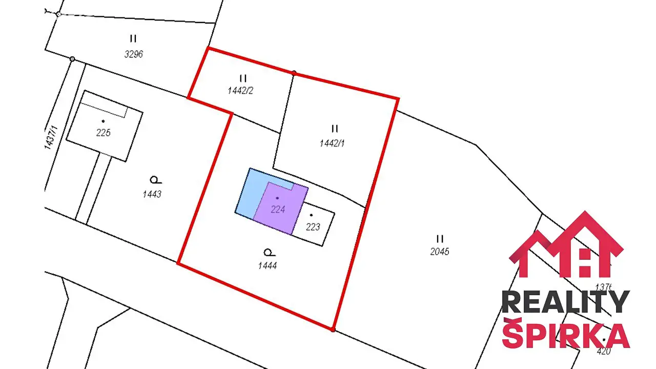 Prodej  stavebního pozemku 1 963 m², Opatovec, okres Svitavy